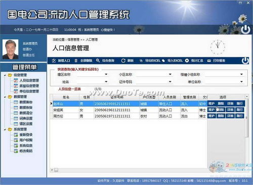 流動(dòng)人口管理系統(tǒng)